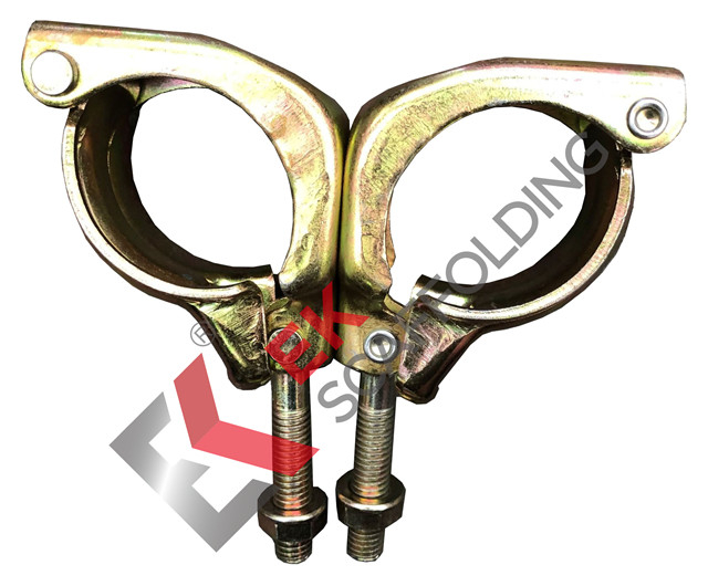 60x60 60.5x60.5 프레스 JIS 스위블 스캐 폴딩 커플러 시공