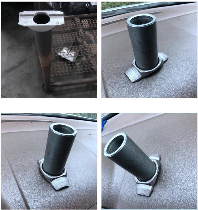 Cuplock 스캐 폴딩 시스템 원장 끝 