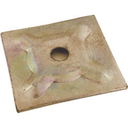 압축 된 강철 형태 작품 와셔 플레이트