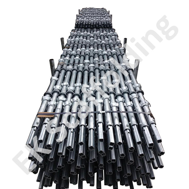 아연 도금 표준 페인트 수직 요리 스캐 폴딩 시스템