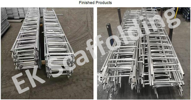 스캐 폴딩 직선 사다리