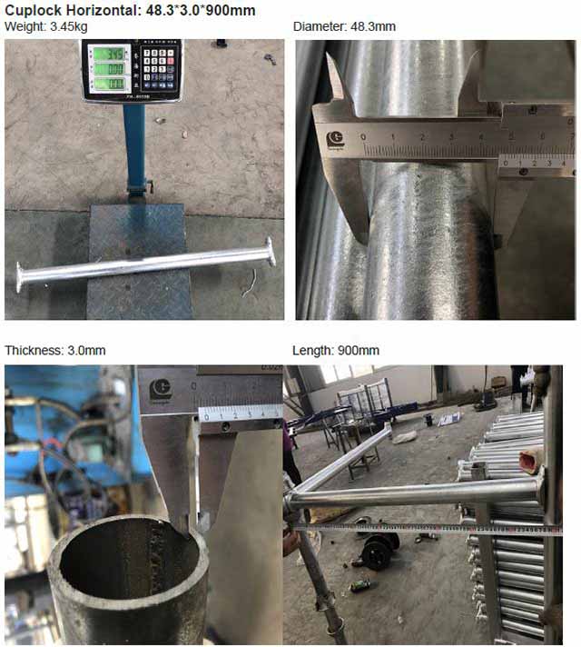 페인트 Cuplock 스캐 폴딩 시스템 원장
