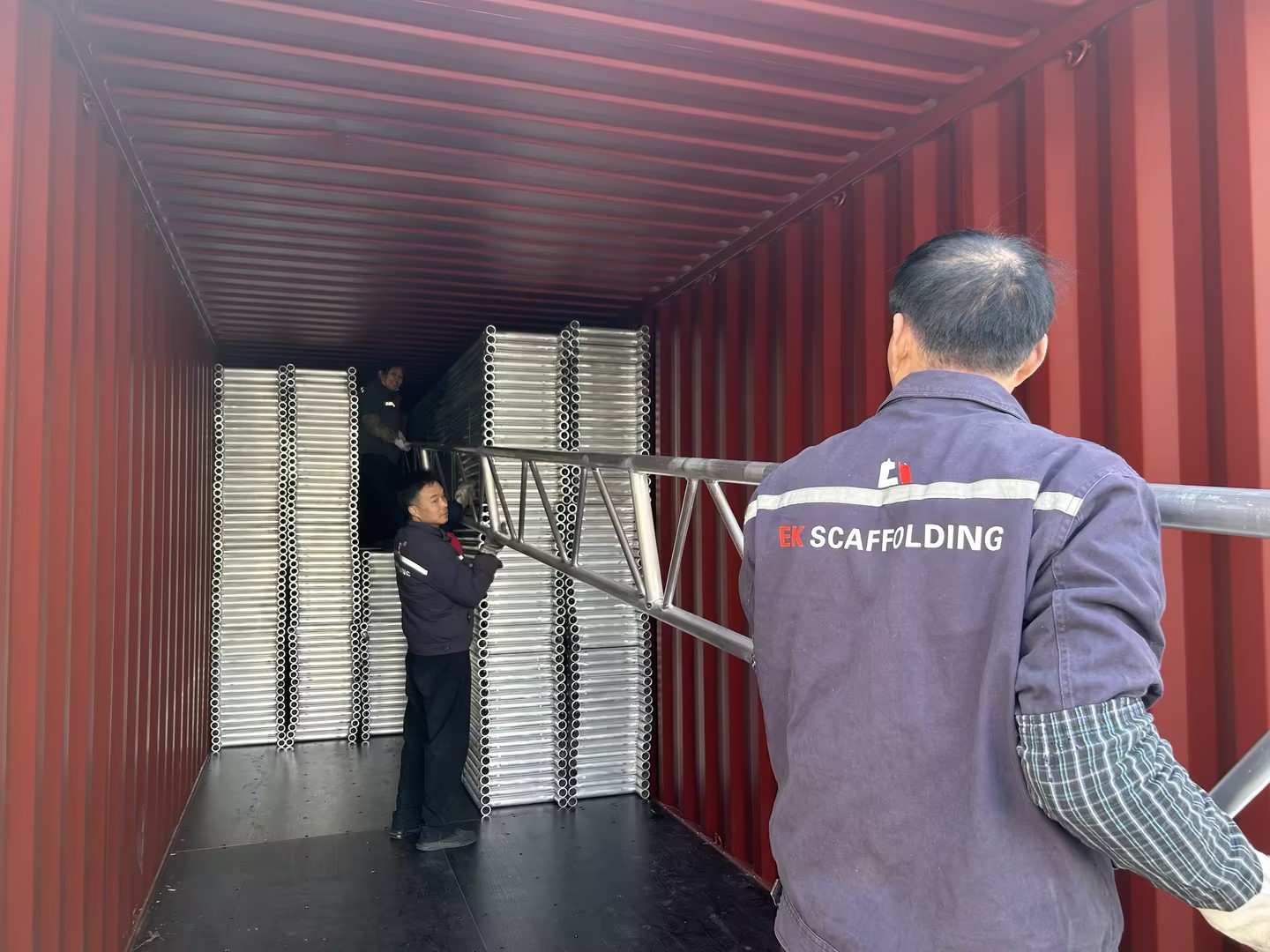 비계 래티스 빔 배송 