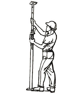 내부 튜브를 원하는 대략적인 높이에 조정하십시오