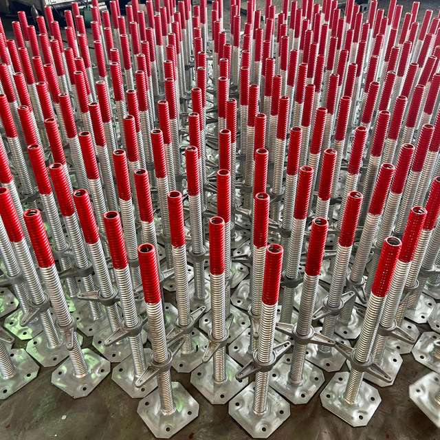 견고한 조절 가능한 스캐 폴딩 스크류 잭 