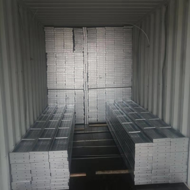 210mm BS1139 건설을위한 스캐 폴딩 보행 보드