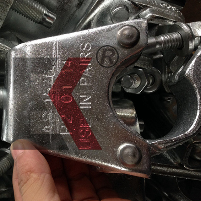 단조 된 고정 스캐 폴드 대들보 클램프 커플러