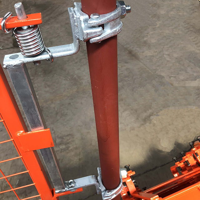 스캐 폴딩 스프링 사다리 액세스 게이트 