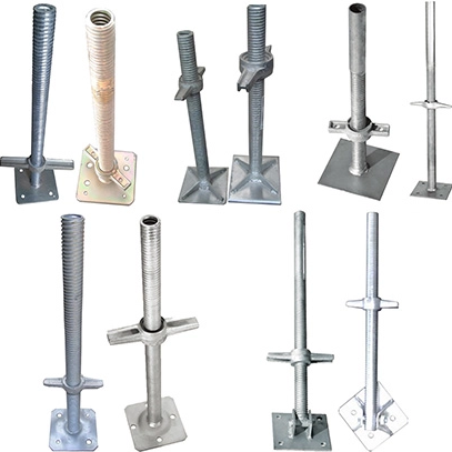 스캐 폴딩 중공 조절 가능한베이스 잭