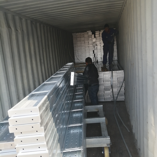 BS1139 공사를위한 아연 도금 스캐 폴딩 보드 보드