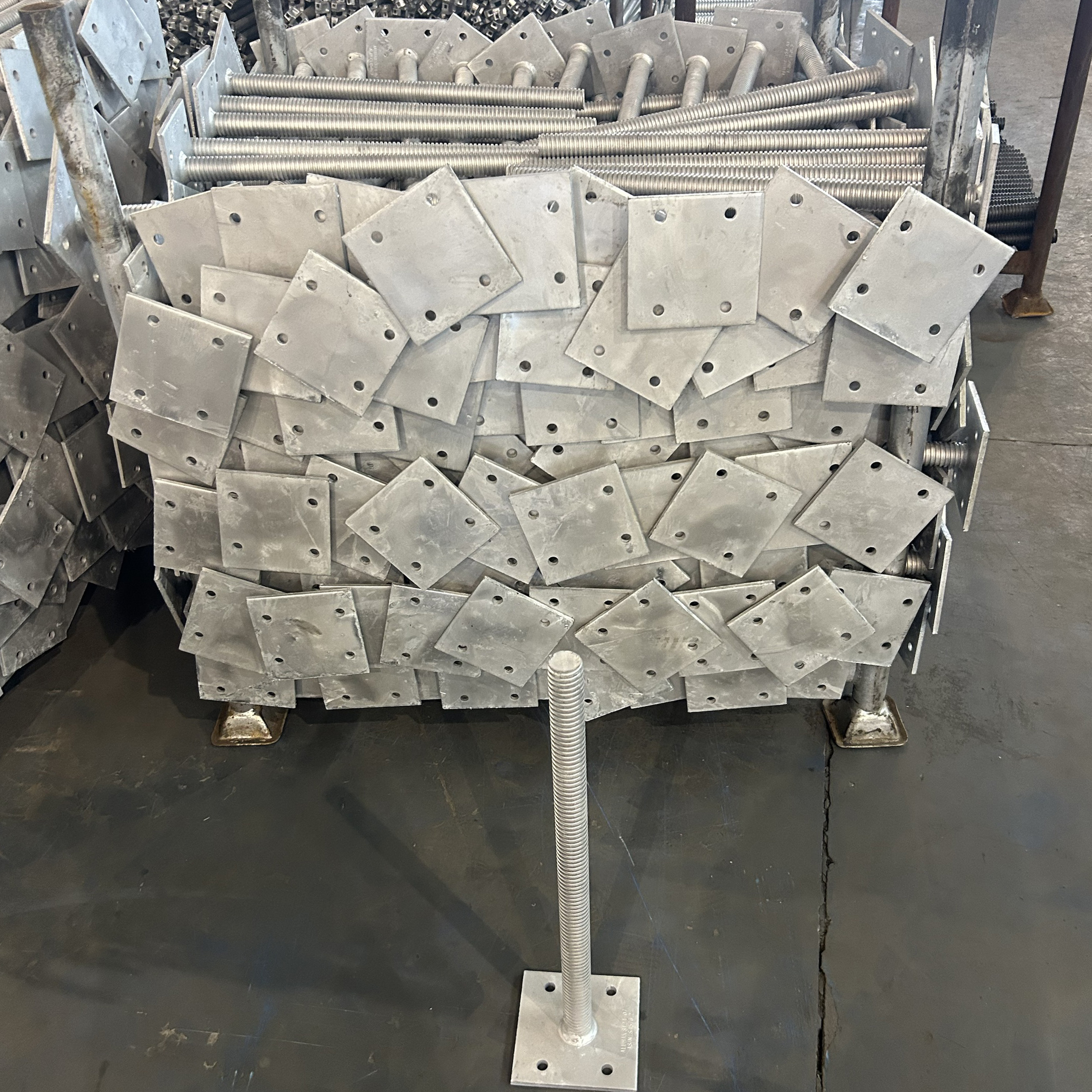 단단한 나사 잭