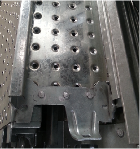 링 락 강철 판자