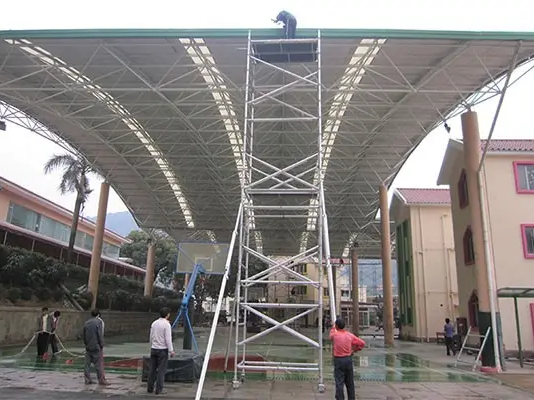 Ringlock 스캐 폴딩 시스템 응용 프로그램