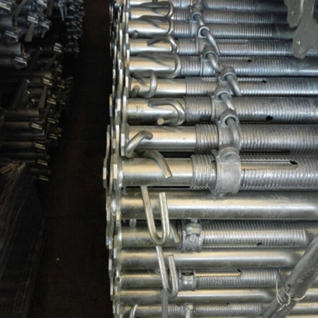 BS1139 건설을위한 아연 도금 스캐 폴딩 스틸 소품