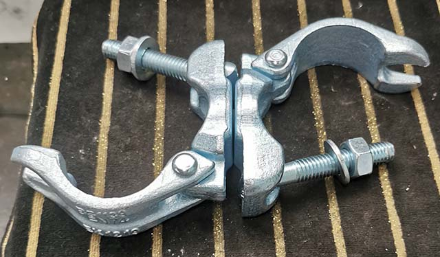 단조 된 스캐 폴드 아연 도금 회전 커플러