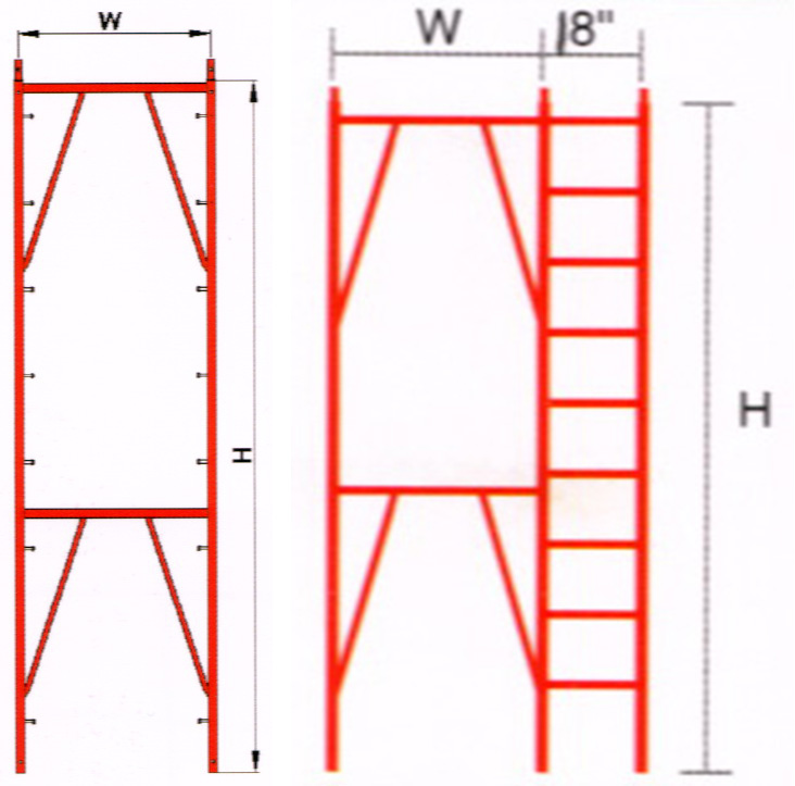 아파트 프레임 스캐 폴딩