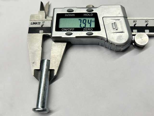 영국 드롭 단조 비계 커플러 리벳 크기