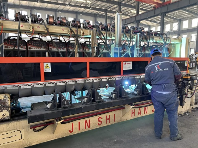 링 록 스캐 폴딩 용접