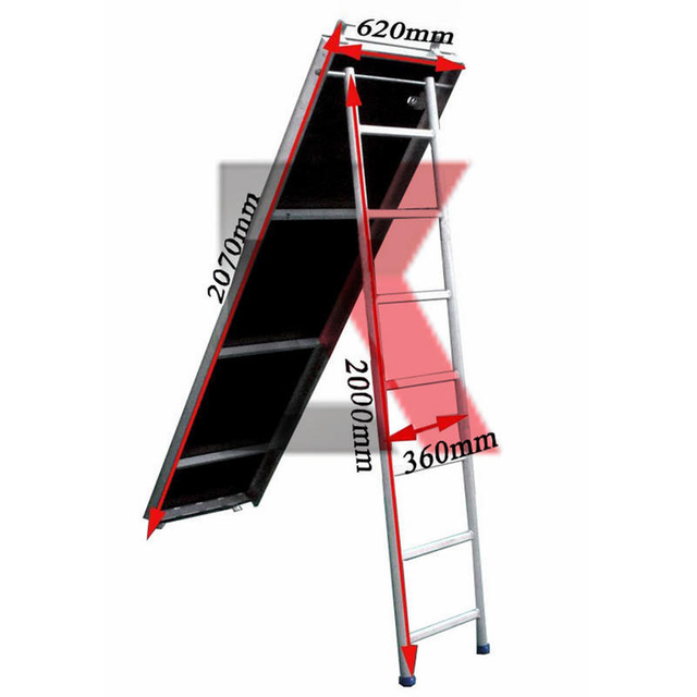 구조를위한 알루미늄 합금 스캐 폴딩 보드 판자