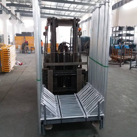 HDG 스프링 리벳 잠금 프레임 스캐 폴딩