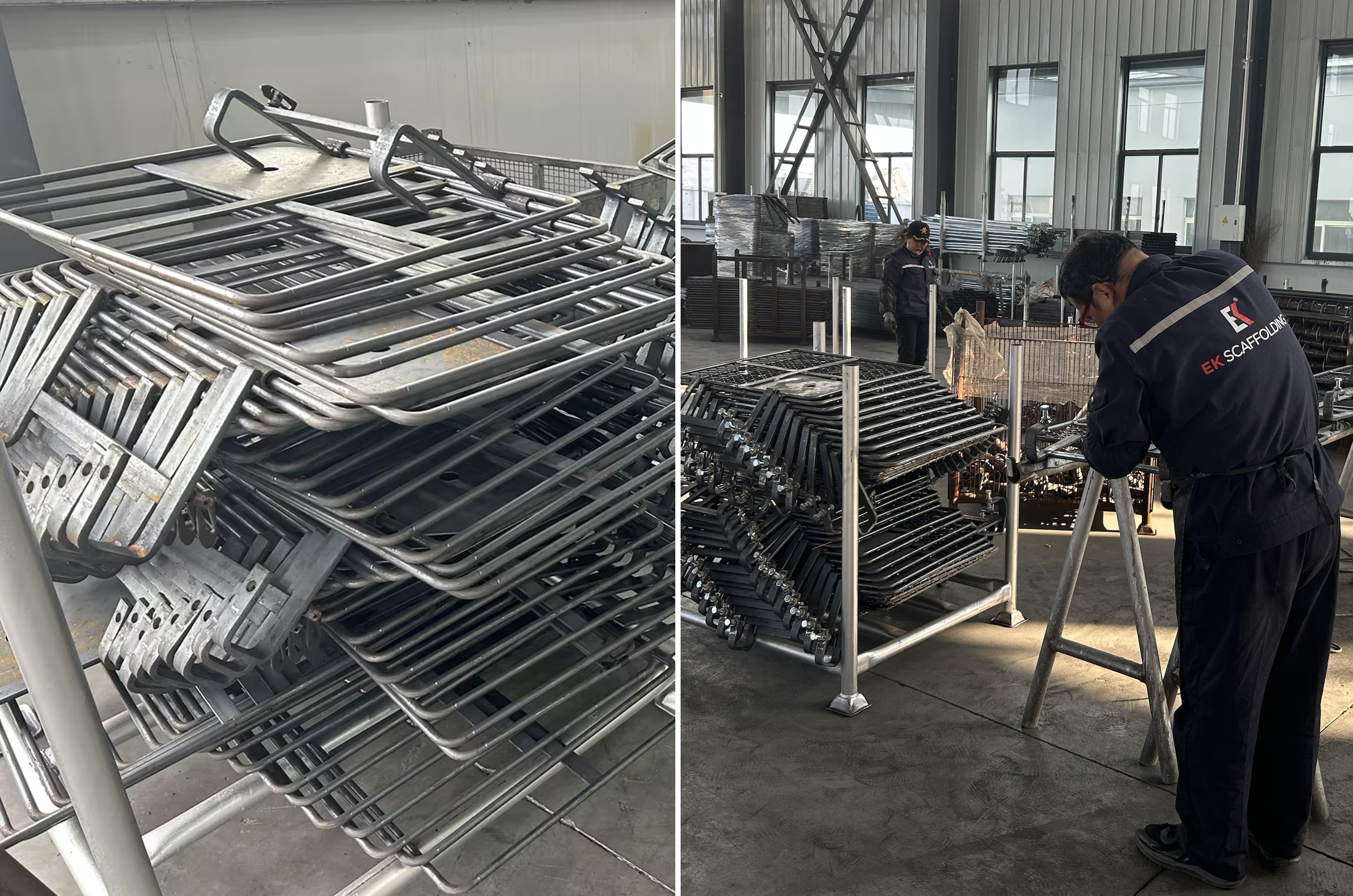 스캐 폴딩 트랩 도어