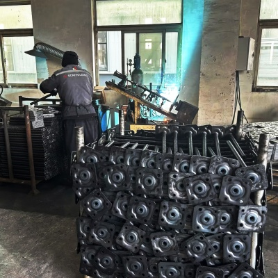 스캐 폴딩 중공 조절 가능한베이스 잭