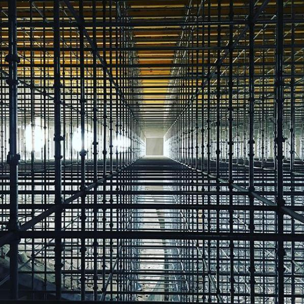 Cuplock 스캐 폴딩 시스템