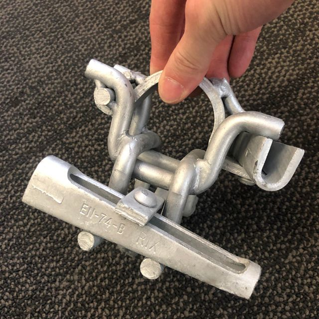 Hot-Dip 아연 도금 이탈리아 유형 스캐 폴딩 더블 커플러