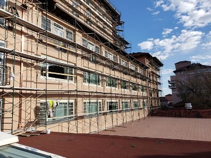 프레임 스캐 폴딩 시스템