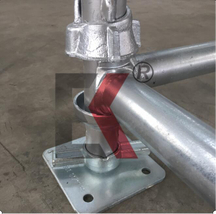 Cuplok 스캐 폴딩 HDG 아연 도금 표준 Scaflok Cuplock 시스템 수직