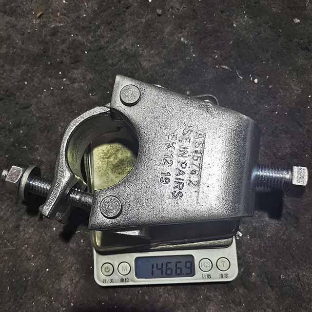 낙하 단조 스캐 폴딩 전기 보강 대들라 커플러