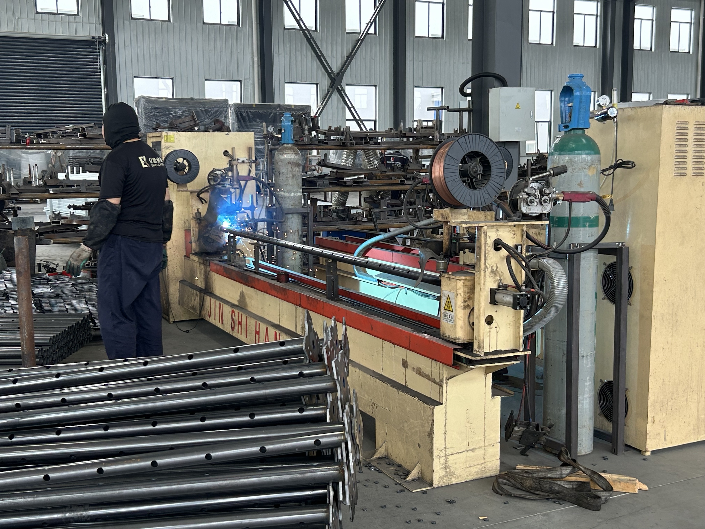 조정 가능한 강철 소품 조정 