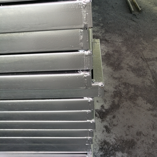  아연 도금 강철 스캐 폴딩 보행 보드 Fulfull Weld