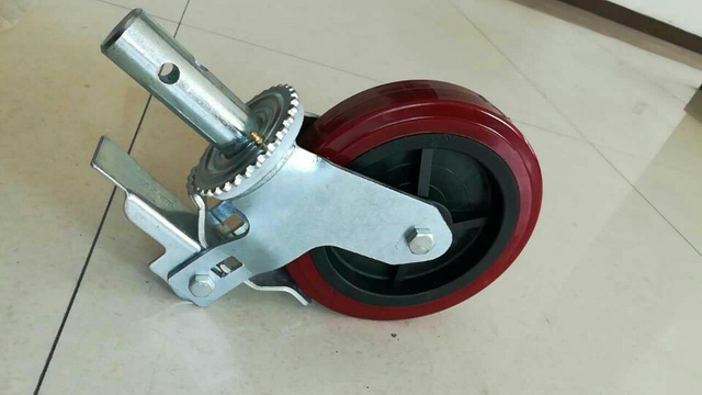 China Duty Scaffolding 액세서리 Caster Wheel
