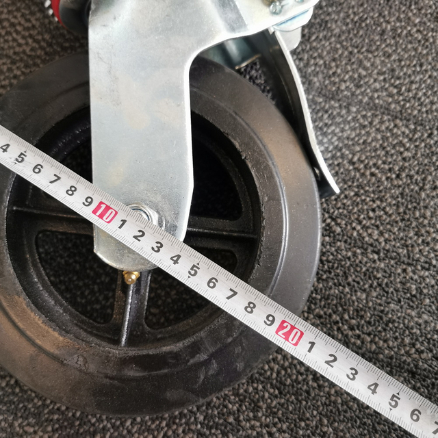 고무 비계 액세서리 캐스터 휠을 공급합니다