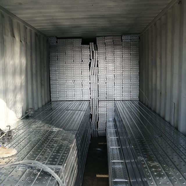 건설을위한 아연 도금 강철 스캐 폴딩 보행 보드