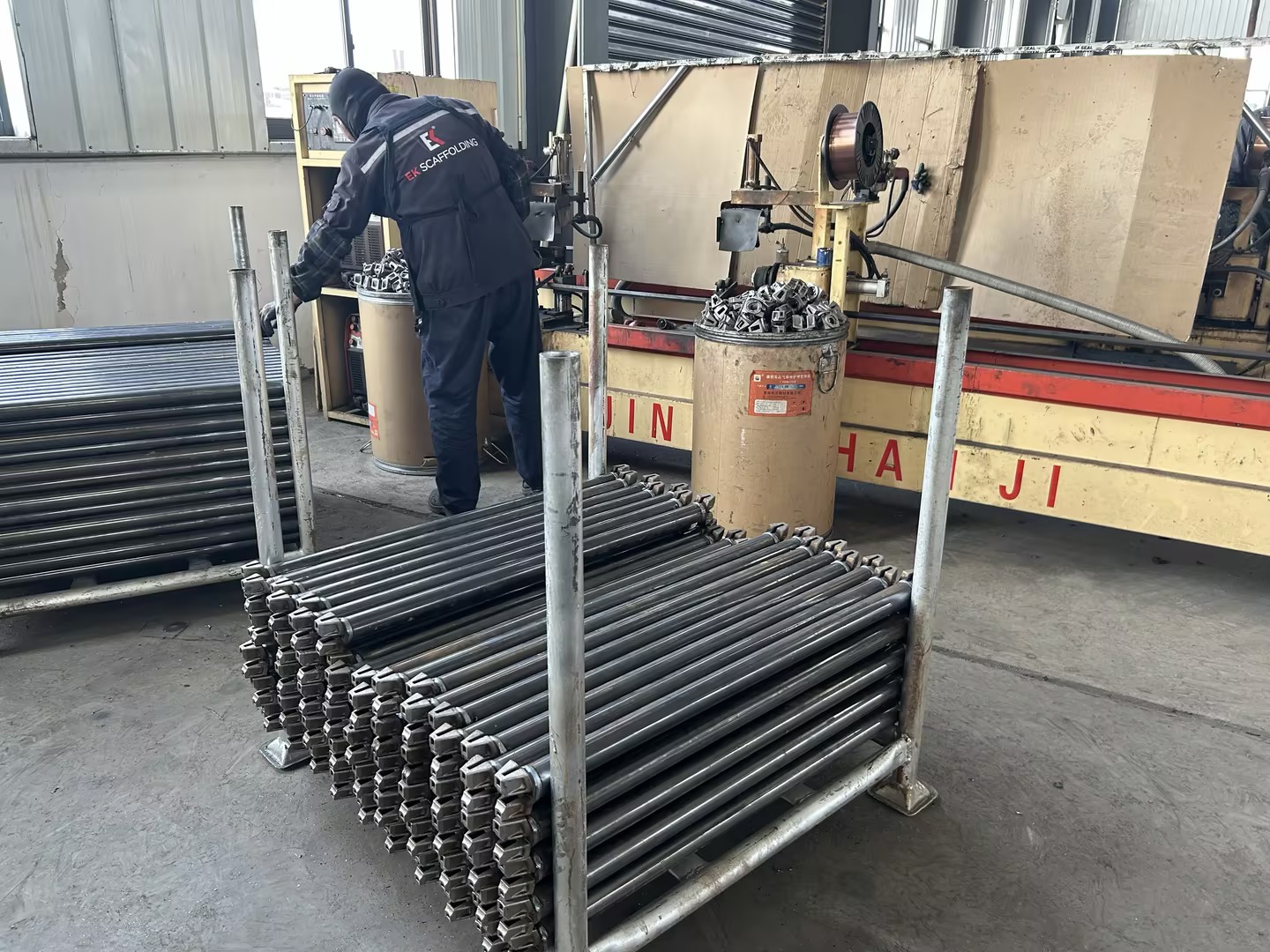 링 록 스캐 폴딩 용접