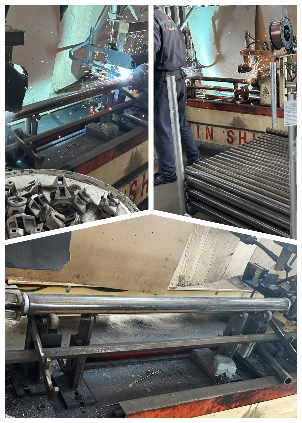 수평 ringlock 자동용접 