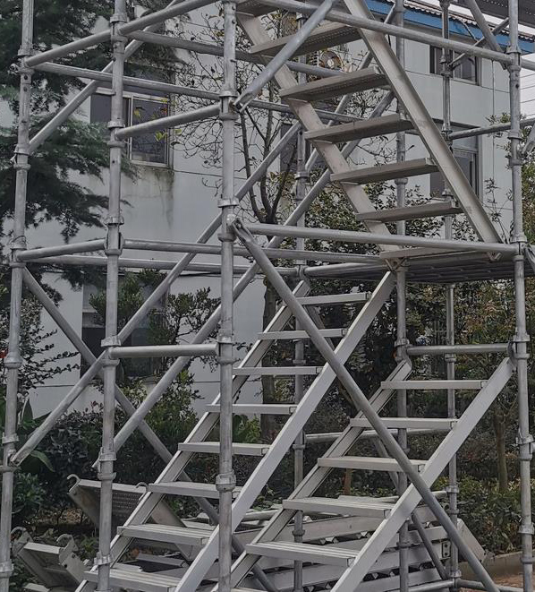 Cuplock 스캐 폴딩 시스템