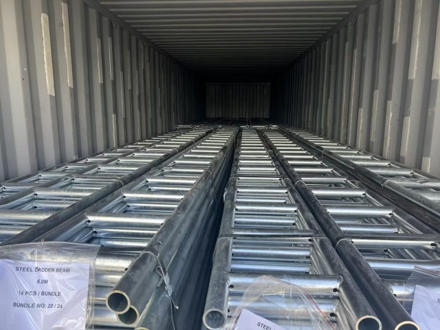 강철 사다리 빔