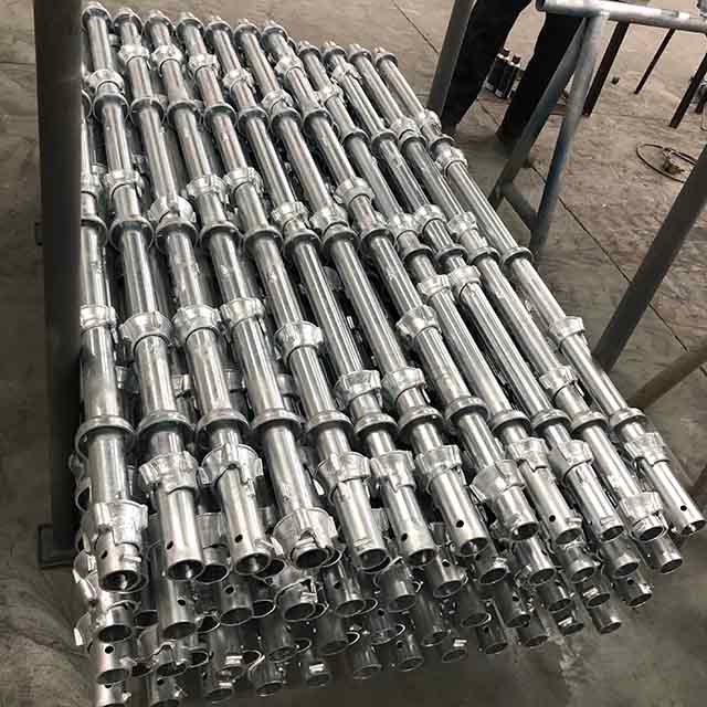 2.0m HDG 표준 Cuplock 스캐 폴딩 시스템