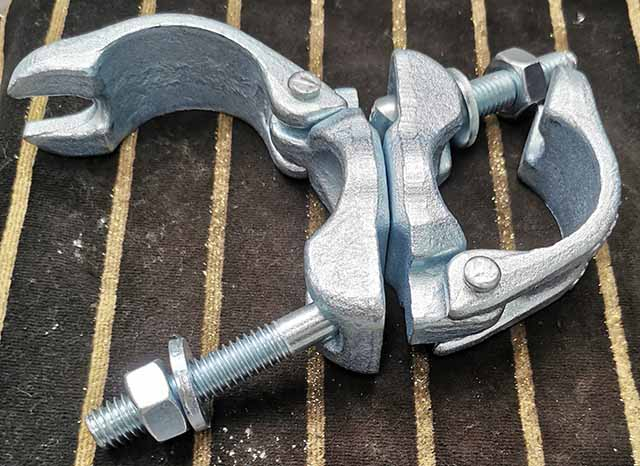 단조 된 스캐 폴딩 전기 보강화 ​​스위블 커플러