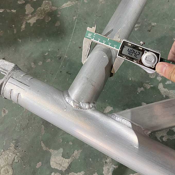 알루미늄 고리 스캐 폴딩 트랜섬 트러스 링플 롤드 트러스 