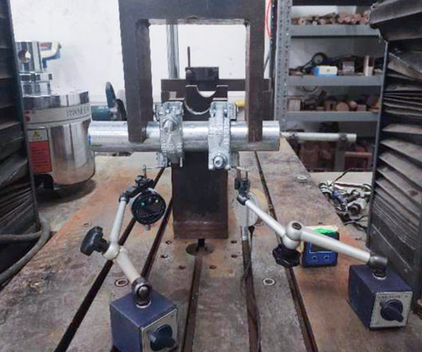  그레이 클록 커플러 (튜브를 따라 슬립 테스트 플랜지)